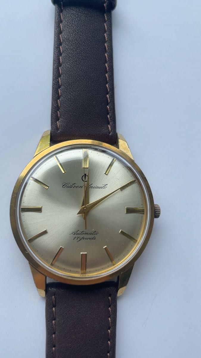 稼働品 CITIZEN UNIAUTO 自動巻き 腕時計 17石