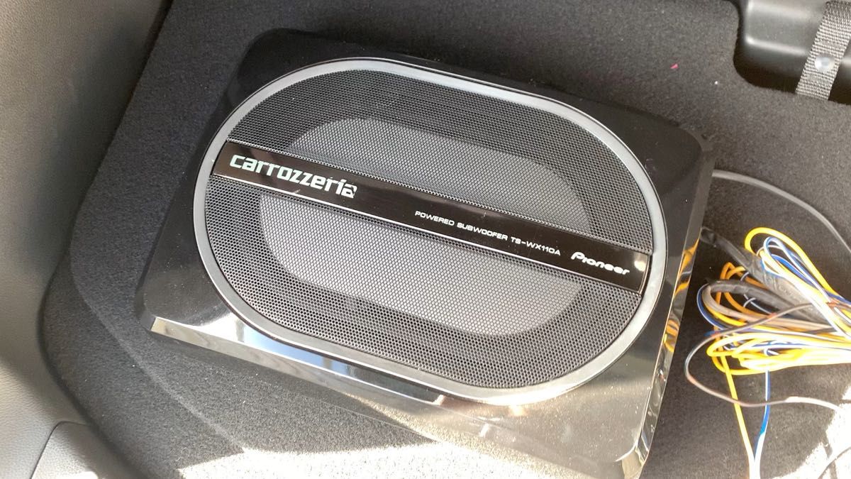 名機!美品 改良品カロッツェリアcarrozzeriaウーファーTS-WX110AウーハーWX400DAやWH500Aより高音質