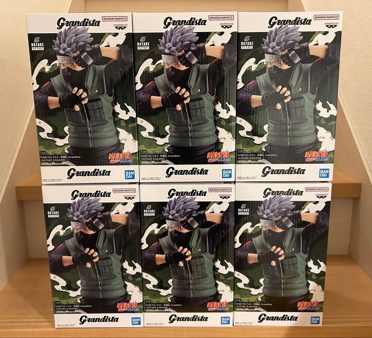 ナルト Grandista はたけカカシ 6体セット 新品未開封 新品未開封品】NARUTO ナルト 疾風伝 Grandista はたけカカシ