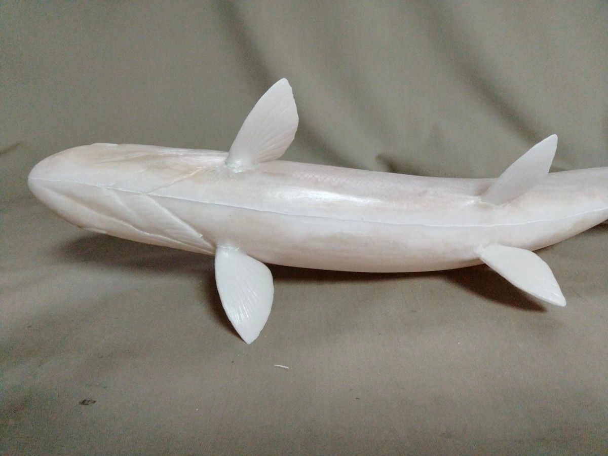 ハンドメイド 46cmイトウ フィギュア 怪魚 釣り 未塗装 ガレージキット ハンドメイド 46cmイトウ フィギュア 怪魚 釣り 未塗装 ガレージ