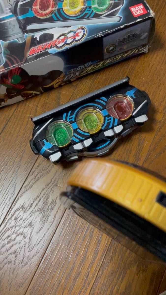【動作確認済み】【箱付き】仮面ライダーオーズ 変身ベルト DXオーズドライバー タカ、トラ、バッタメダルセット