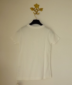 新品未使用　PINCEAU　パンソー　Tシャツ　カットソー　無地　半袖　コットン　綿　38　ホワイト　日本製_画像7