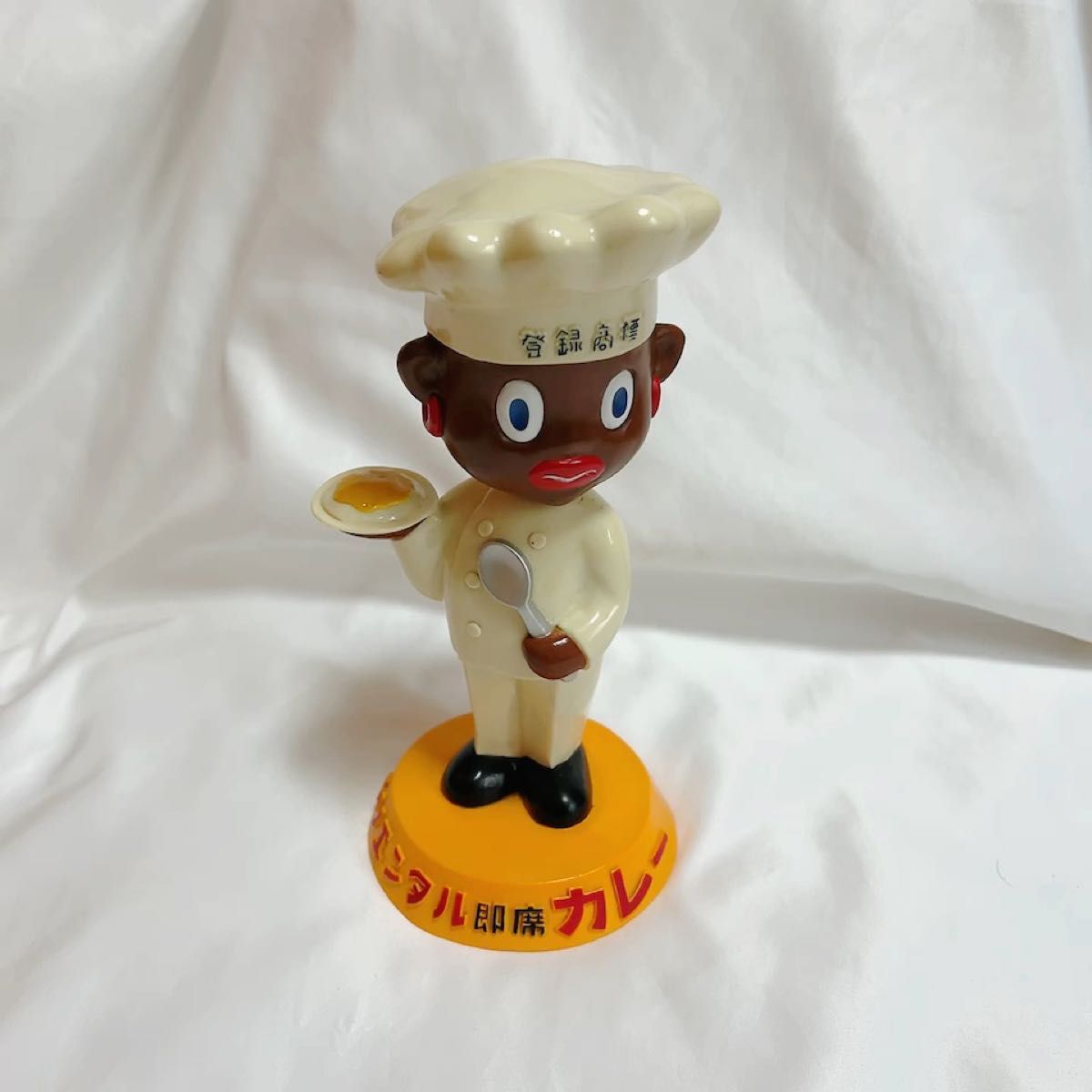 【お値引き大歓迎♪】オリエンタルカレー オリエンタル坊や 首振り人形 コレクター 中古品 レア品 ソフビ フィギュア