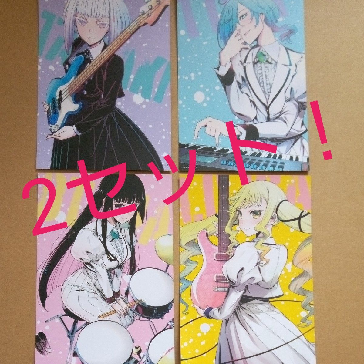 ロックは淑女の嗜みでして ポスター イラストカード 非売品 レア 希少 ロックは淑女の嗜みでして ポスター イラストカード 非売品 レア