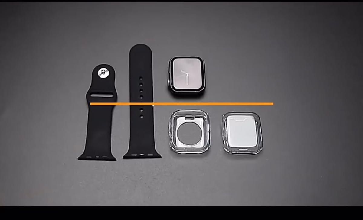 Apple Watch カバー クリアプロテクター バンパー シリーズ6 5 4 3 2 1 SE 7/8 45mm