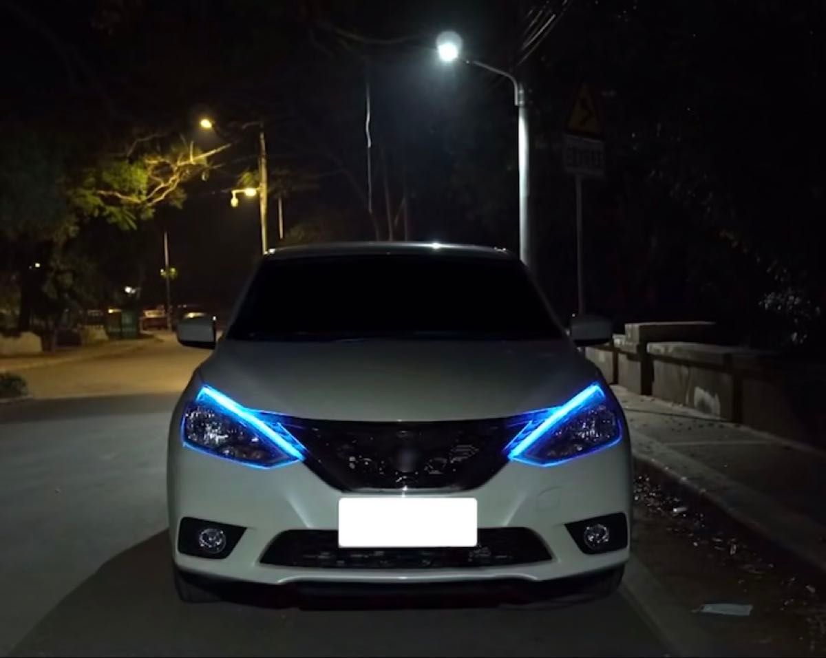 LED シーケンシャルウィンカー 流れるウインカー アイスブルー30cm