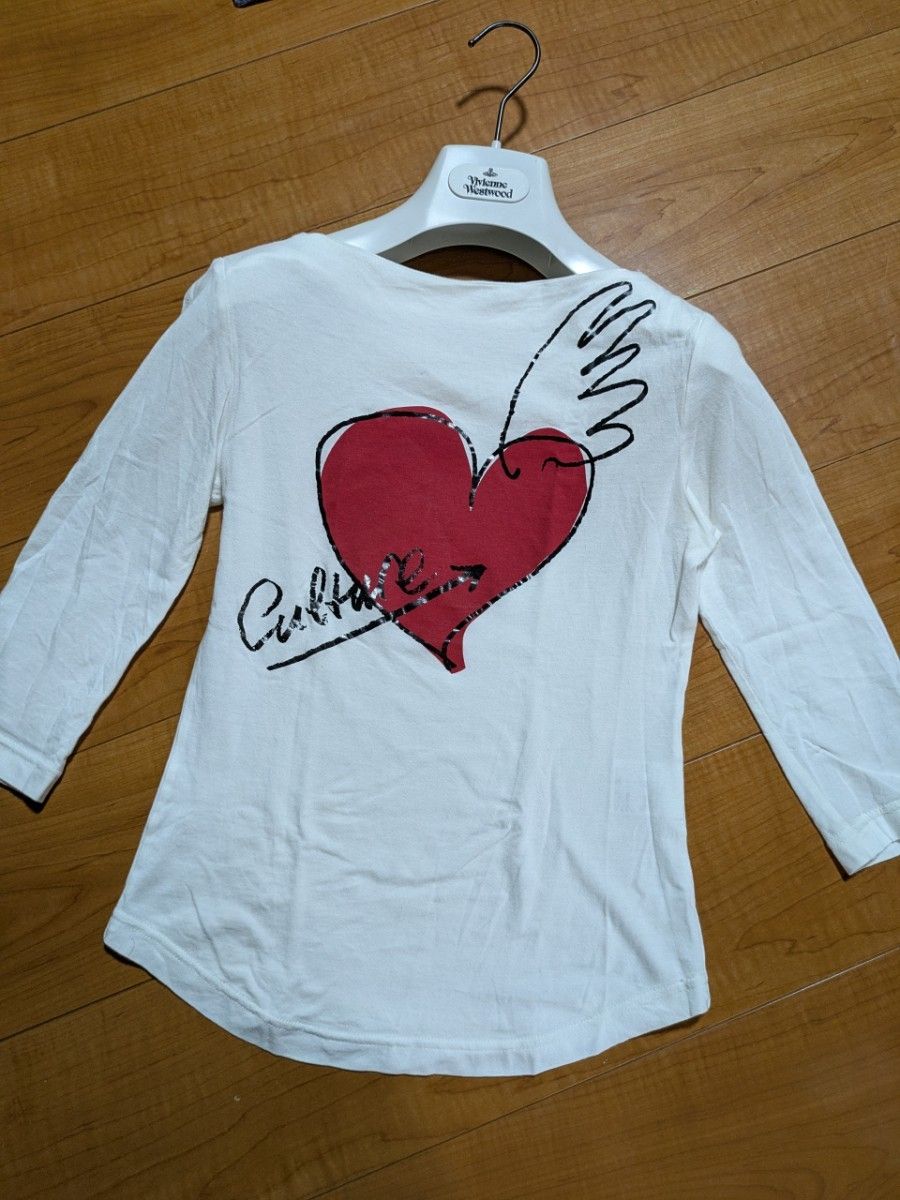 は*ー様 【VivienneWestwood】レッドレーベル ロゴプリントTシャ ヴィヴィアンウエストウッドレッドレーベル ハートプリント T