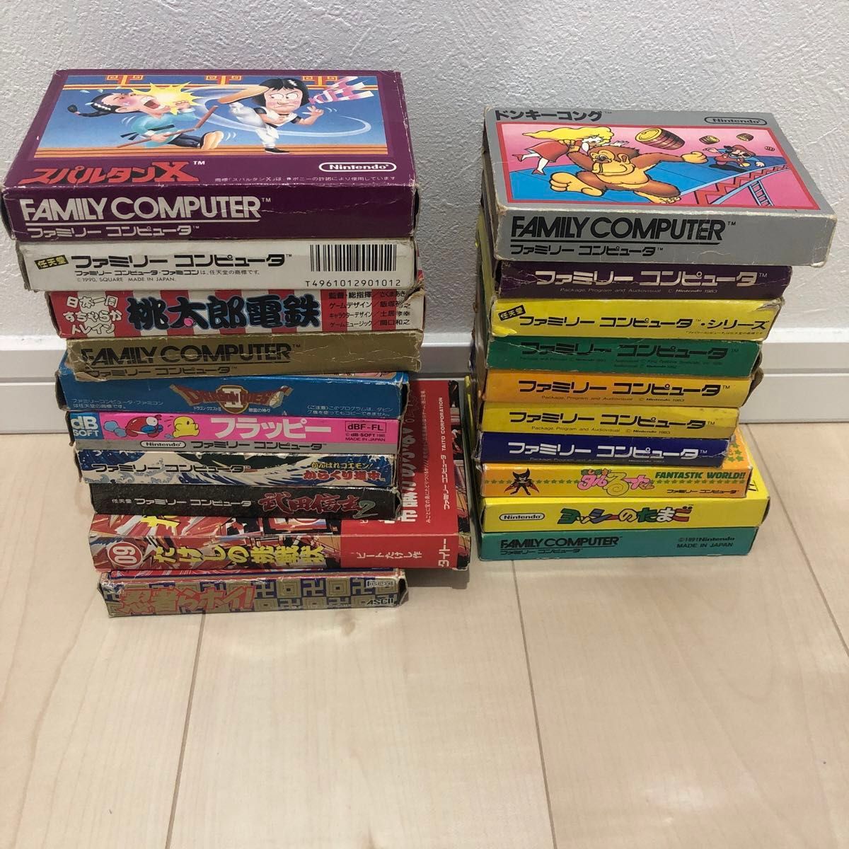 ファミコンソフト33本セット 全33本セット】ファミコン ソフト 箱付き ナムコ シール|Yahoo