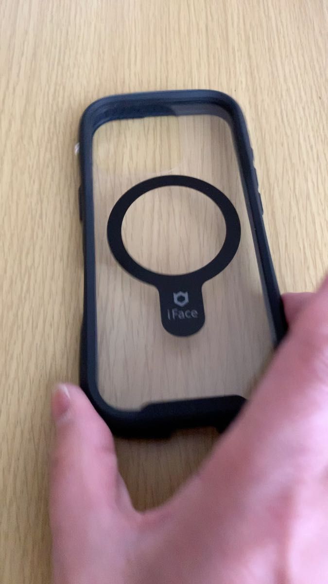 iPhone iFace 強化ガラスクリアスマホケース(ほぼ未使用品)