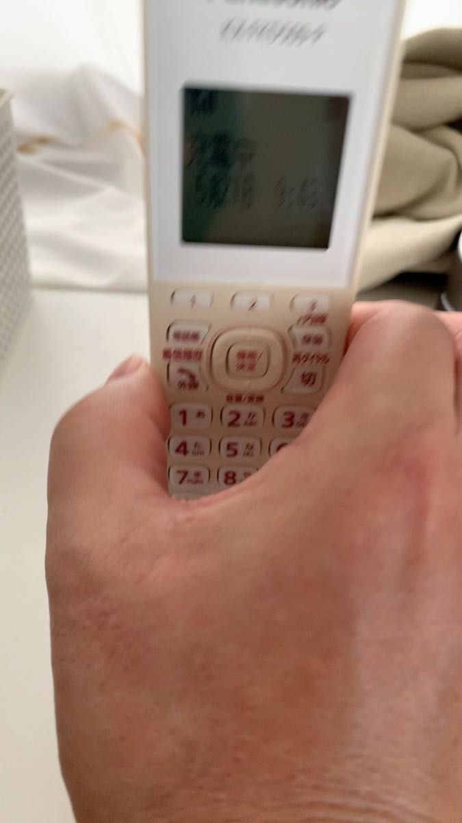 Panasonic コードレス電話機(VE-GDS02-P)ピンク(美品ですが、多少色やけあり)