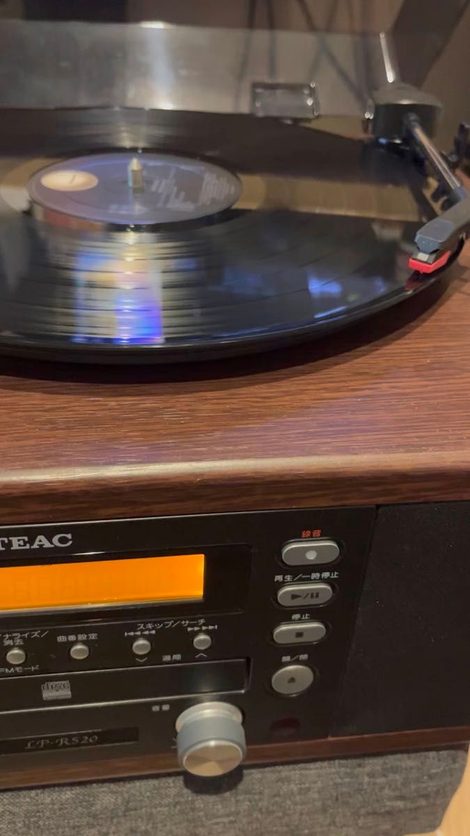 LP-R520 TEAC レコードプレーヤー カセット CD リモコン付属