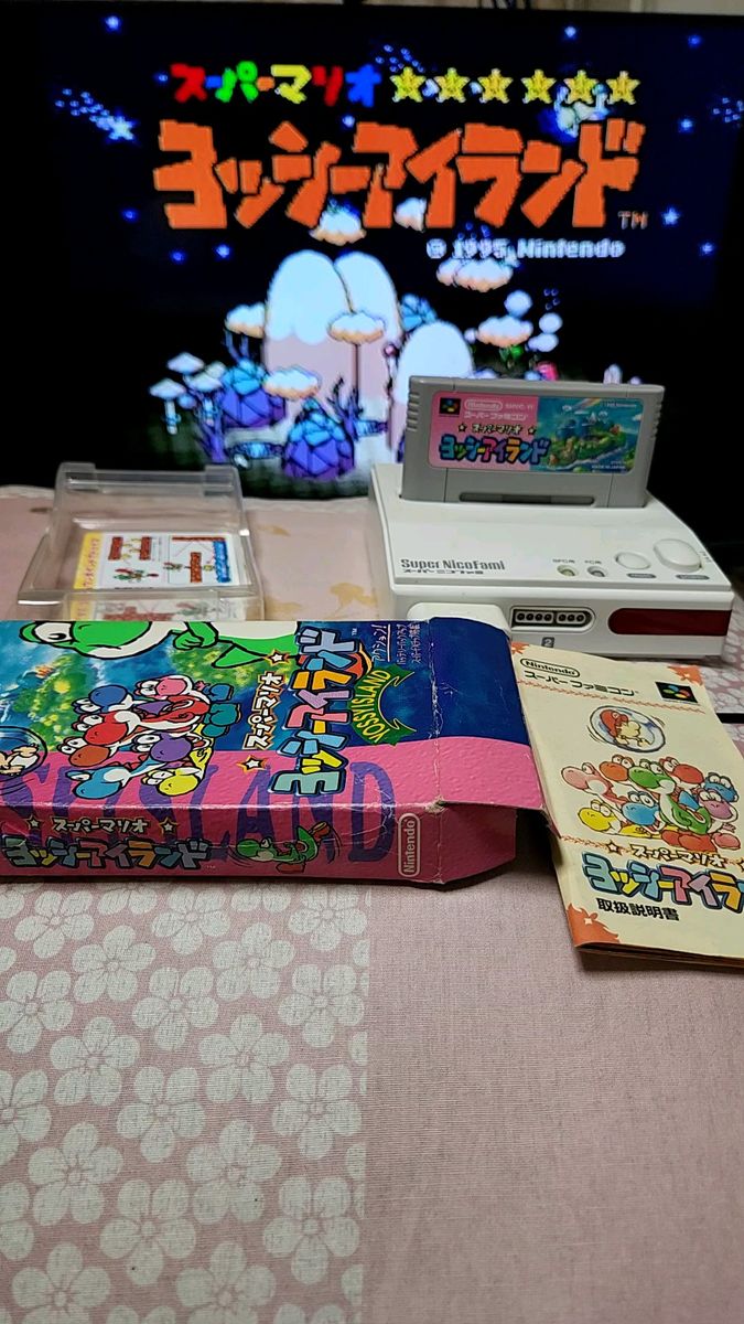 【SFC】 スーパーマリオ ヨッシーアイランド スーパーファミコン 任天堂 箱説付