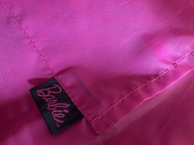 Barbie バービー レディース・キッズ ショルダーバッグ ビッグロゴ かばん カバン バッグ ブラック(内側はパッションピンク) 黒_画像4