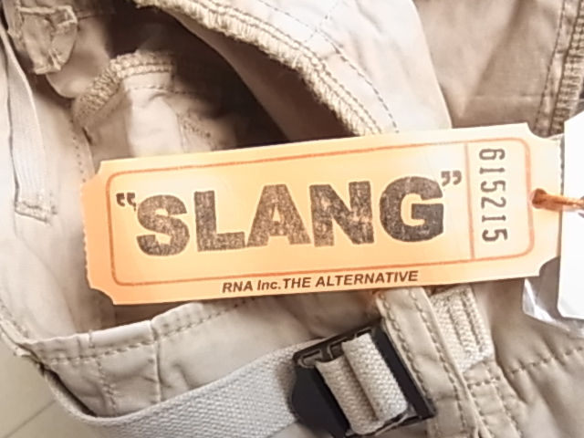 RNA inc SLANG アールアヌエー　スラング　ハーフパンツ　サイズM　綿100　ベージュ系カラー　定価11800+税　新品未使用　タグ付き_画像7