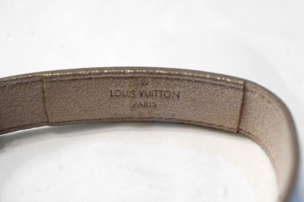 0 прекрасный товар Louis * Vuitton LOUIS VUITTON M64442 кожа браслет g грузовик breath Z0159