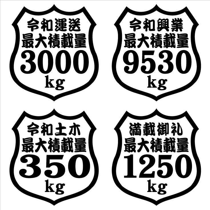 最大積載量ステッカー?。梗担常埃耄纭ˉ骏疲保播互螗? bimg=