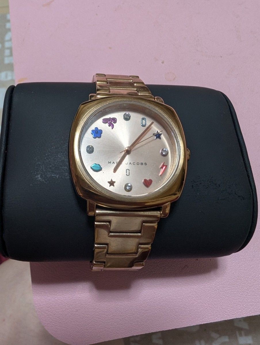 稼動品 MARC JACOBS マークジェイコブス スナップショットロゴ 腕時計 稼動品 MARC JACOBS マークジェイコブス スナップショットロゴ