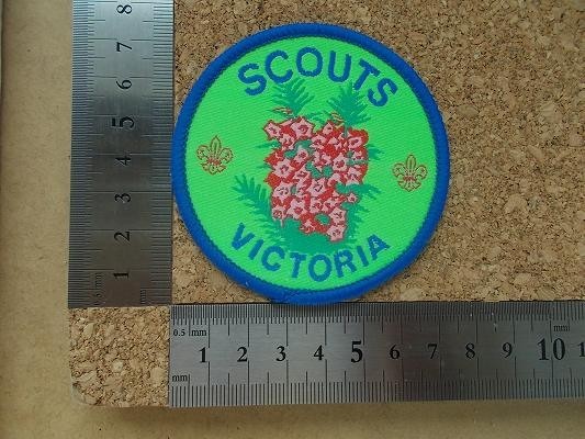 オーストラリア VICTORIA ビクトリア ボーイスカウト ワッペン/州花エパクリス植物カブスカウトBOY SCOUTパッチ刺繍バッジ花 v84_画像7