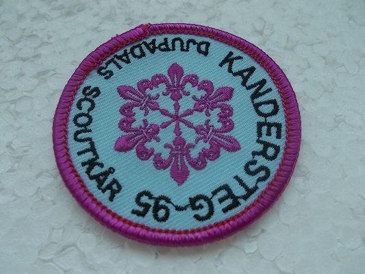 ジュパダールスカウトDJUPADALS SCOUTKAR KANDERSTEG-95 ボーイスカウト ワッペン/スウェーデン北欧BOY SCOUTパッチ刺繍バッジ v84_画像3