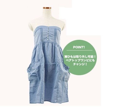 Paypayフリマ 送料無料 新品未使用 W Closet ダブルクローゼット ビスチェ風シャンブレーキャミワンピース M Paypayフリマ 送料無料 新品未使用 W Closet ダブルクローゼット ビスチェ風シャンブレーキャミワンピース M