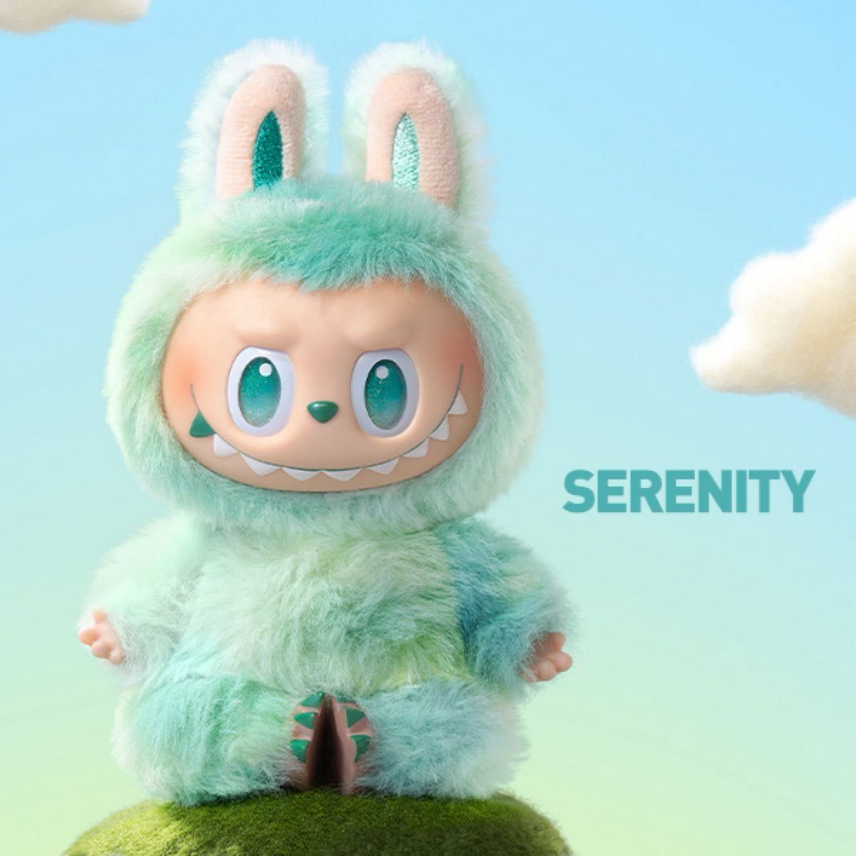 正規品 ラブブ LABUBU ぬいぐるみペンダント SERENITY POPMART THE MONSTERS Big into Energyシリーズ ぬいぐるみ
