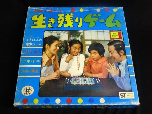 e053 昭和レトロ 当時モノ タカトク 家族で遊べる 生き残りゲーム ボードゲーム/100_画像9
