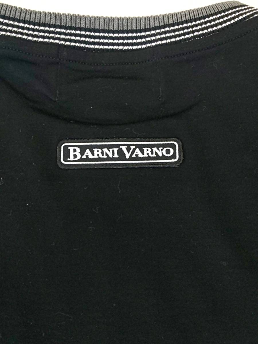 新品　SALE!!　特別価格!!　 送料無料　BARNI VARNO　バーニ ヴァーノ　半袖　Tシャツ　L（LL）サイズ　2856　日本製　黒_画像7