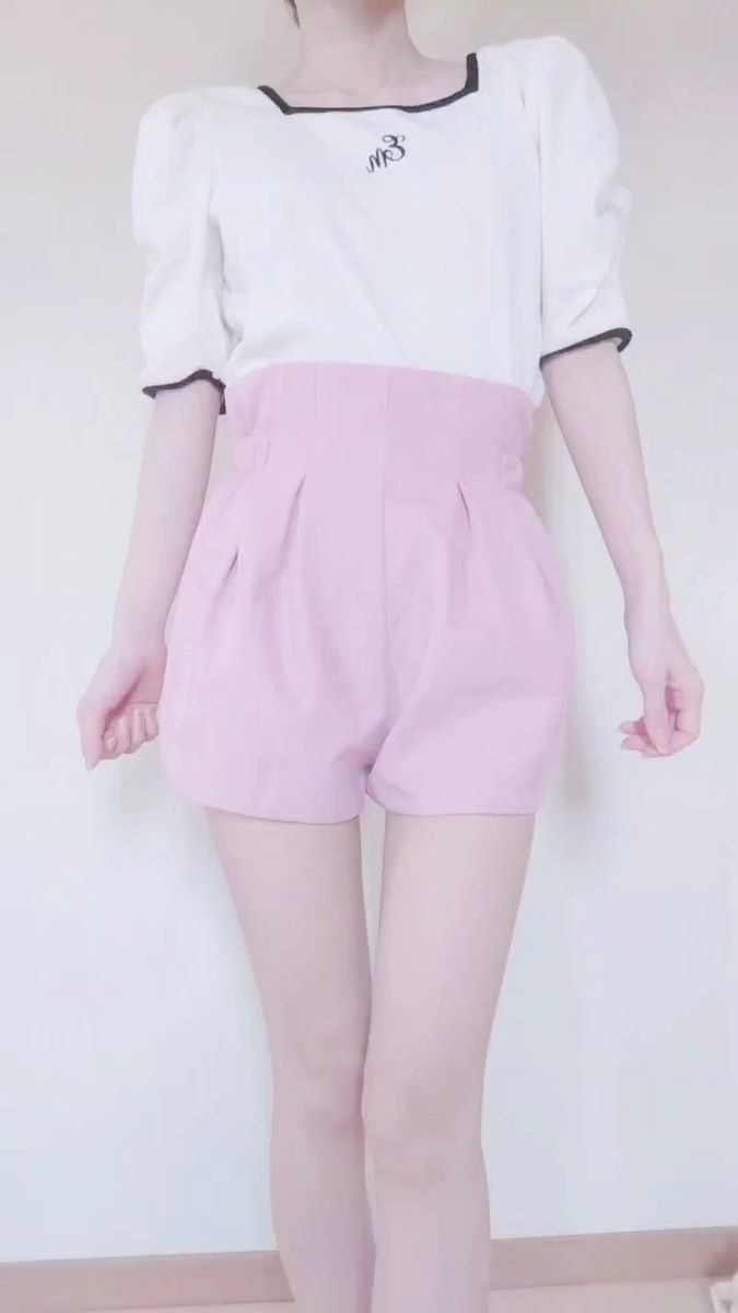 ショートパンツ ピンク