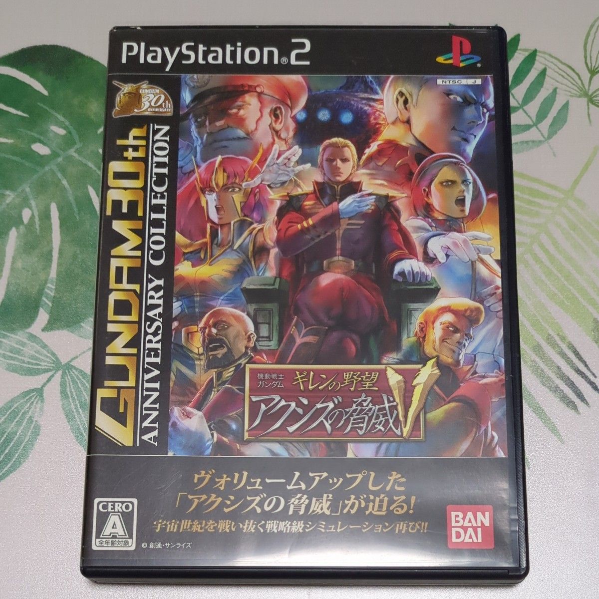 PS2 機動戦士ガンダム ギレンの野望 アクシズの脅威V 3点セット