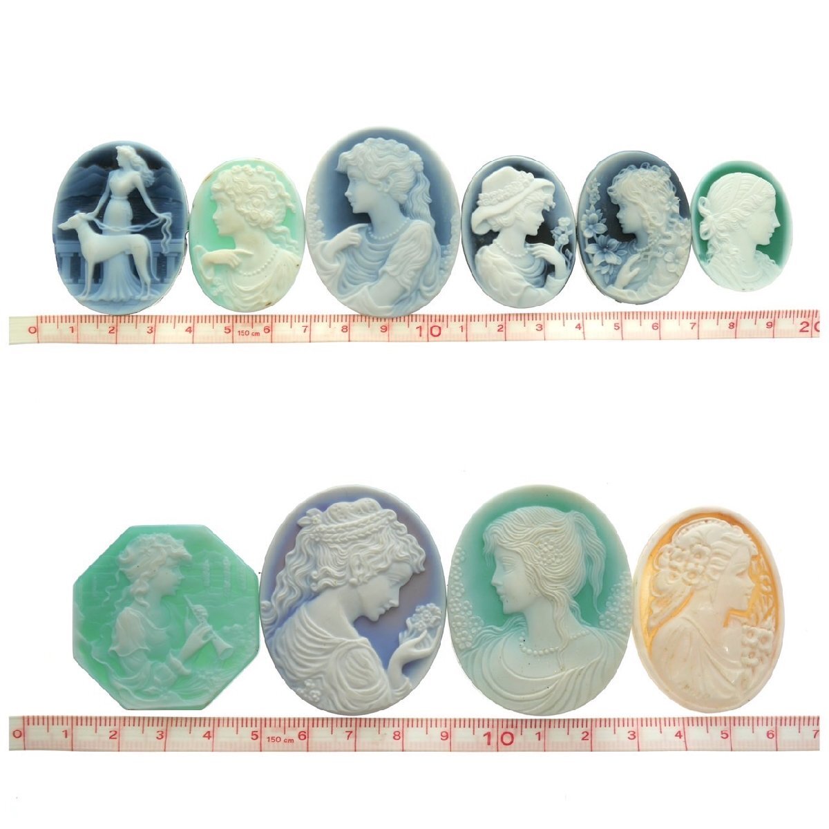 1円スタート 大量 まとめ CAMEO カメオ 彫刻 貴婦人 人像 シェル ストーン 裸石 ルース アクセサリー ジュエリー 作家物 47點 重量450g