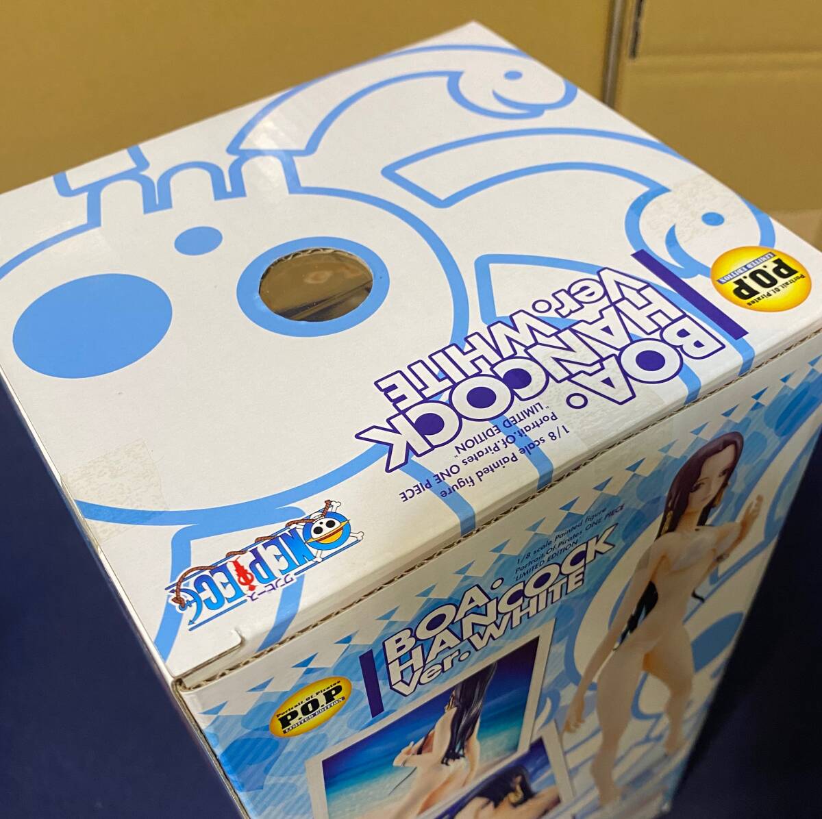 1円? メガハウス P.O.P LIMITED EDITION ONE PIECE ボア?ハンコック Ver.WHITE 1/8スケール フィギュア 未開封品