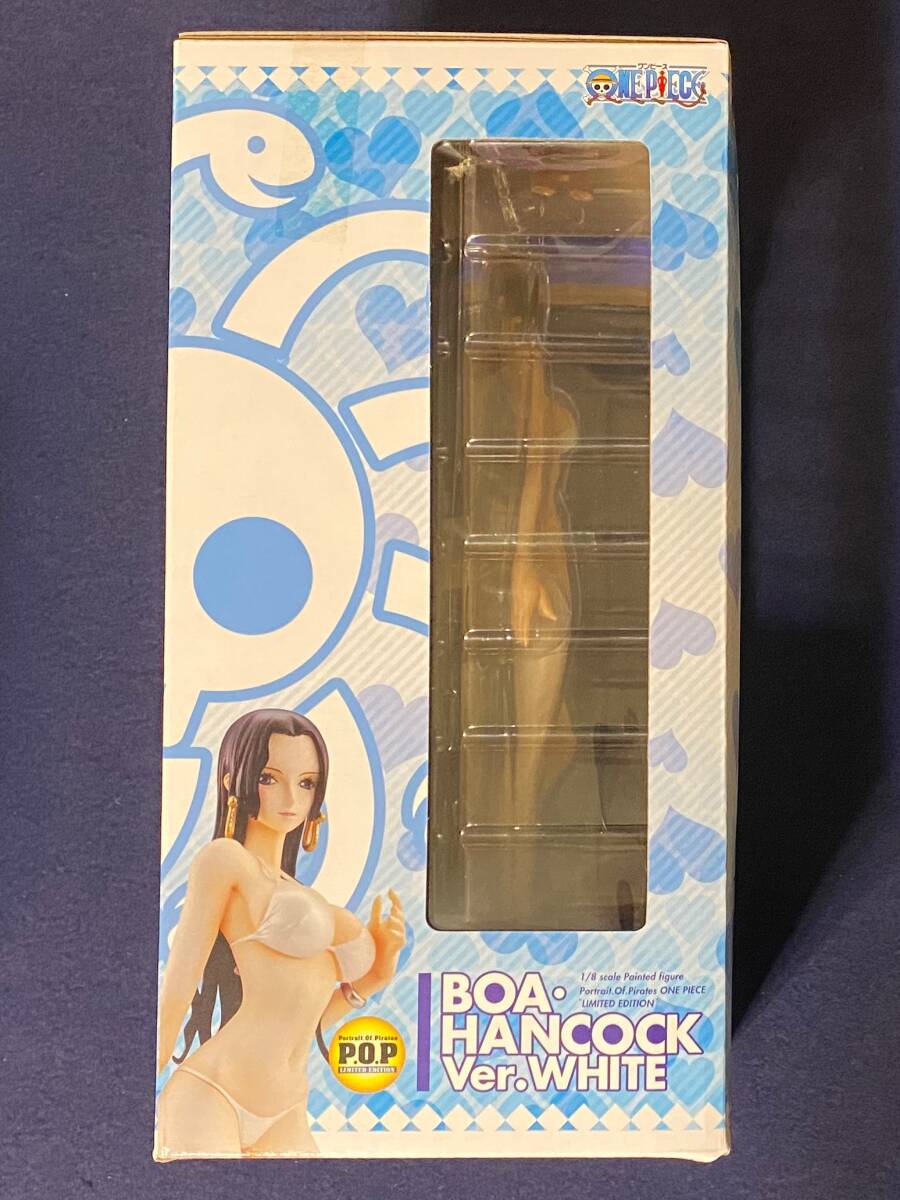 1円? メガハウス P.O.P LIMITED EDITION ONE PIECE ボア?ハンコック Ver.WHITE 1/8スケール フィギュア 未開封品