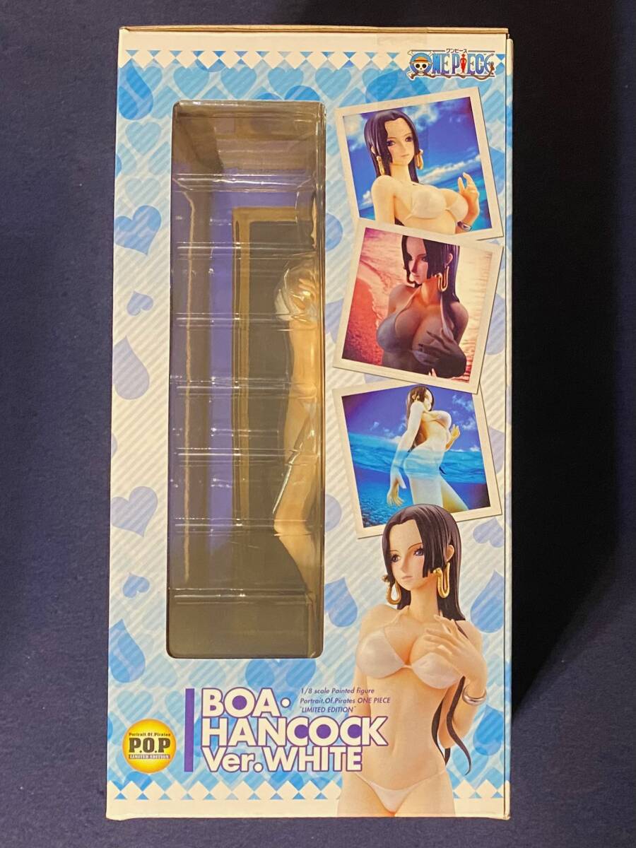 1円? メガハウス P.O.P LIMITED EDITION ONE PIECE ボア?ハンコック Ver.WHITE 1/8スケール フィギュア 未開封品