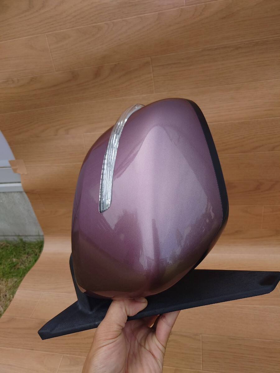 即決あり　MK21Sパレット純正ウインカードアミラー右側中古良品　綺麗　動作点灯確認済み　カラーZLW 　７ピン　電動格納　ルークス_画像8