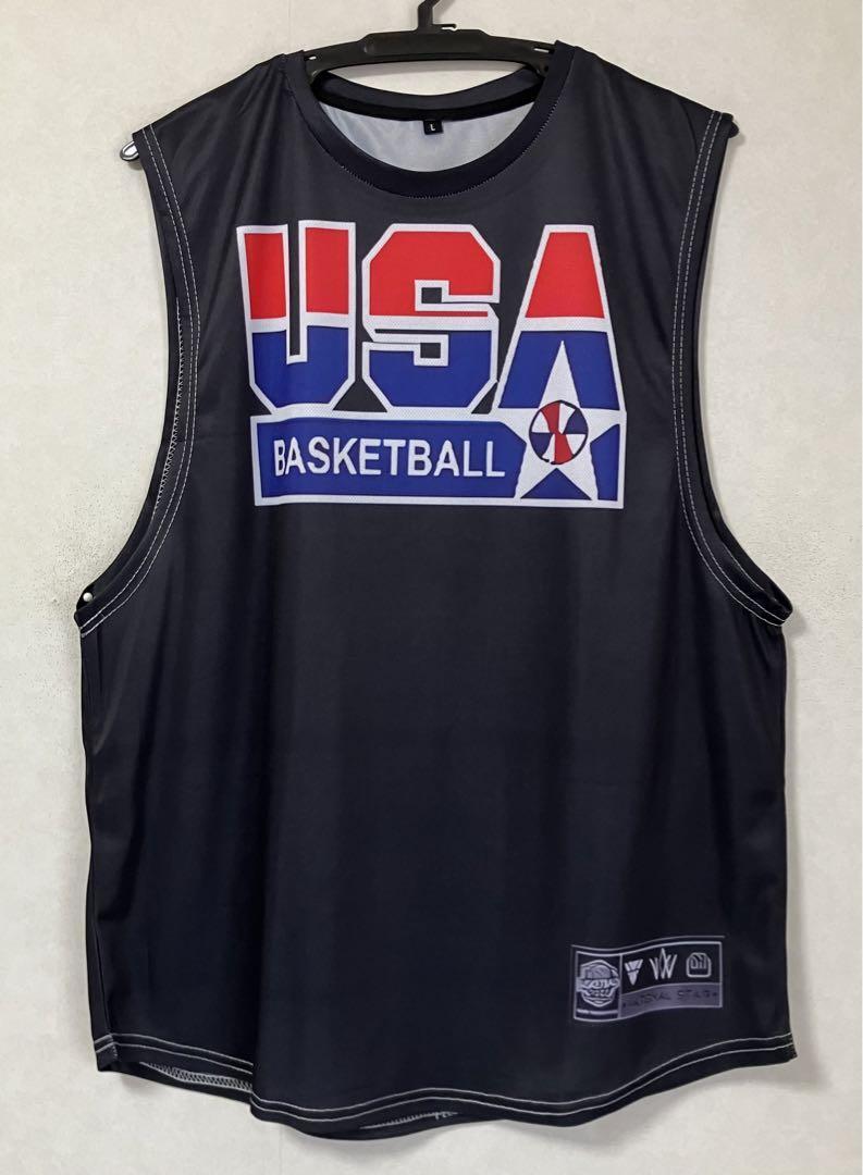 ★未使用品 USA代表 バスケットボール 初代ドリームチーム DREAMTEAM ユニフォーム NBA シャツ バスケ ジャージ ビブス　ジョーダン