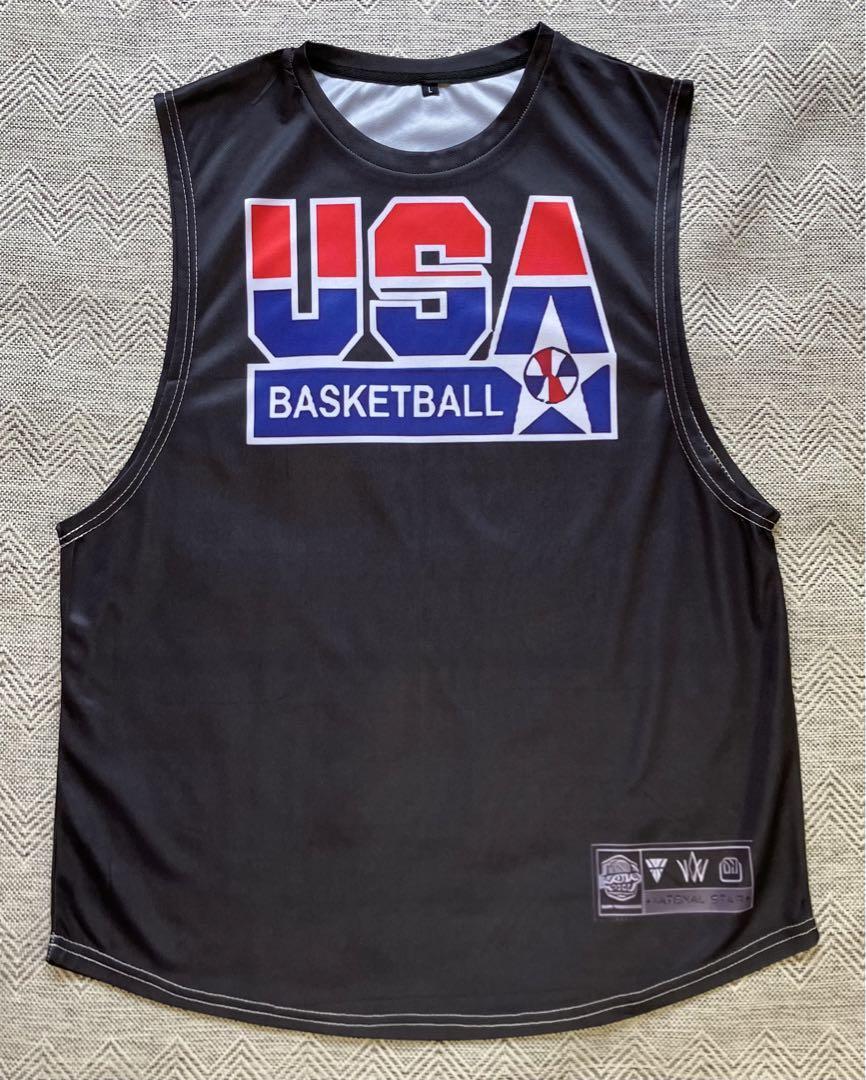 ★未使用品 USA代表 バスケットボール 初代ドリームチーム DREAMTEAM ユニフォーム NBA シャツ バスケ ジャージ ビブス　ジョーダン