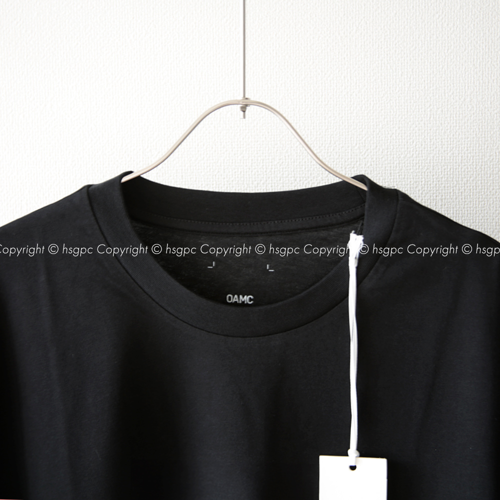 OAMC STILLER シルクパッチ Tシャツ カットソー オーバーサイズ 定価5 2万】新品 OAMC STILLER シルクパッチ オーバーサイズ T