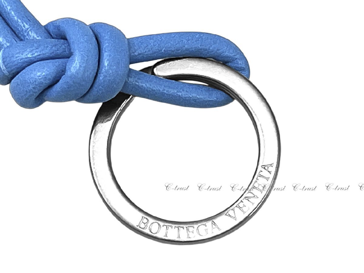 L462.. BOTTEGA VENETA ボッテガ ヴェネタ キーケース キーホルダー ストラップ イントレ ナッパ イタリア制 ★ 4611 SWIMMING