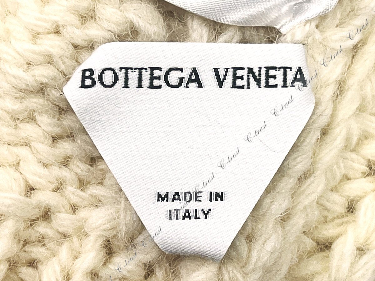 L467-S.. BOTTEGA VENETA ボッテガ ヴェネタ ニットキャップ ニット帽 KNIT CAP HW ロゴ イタリア制 ★ 9267 BONE