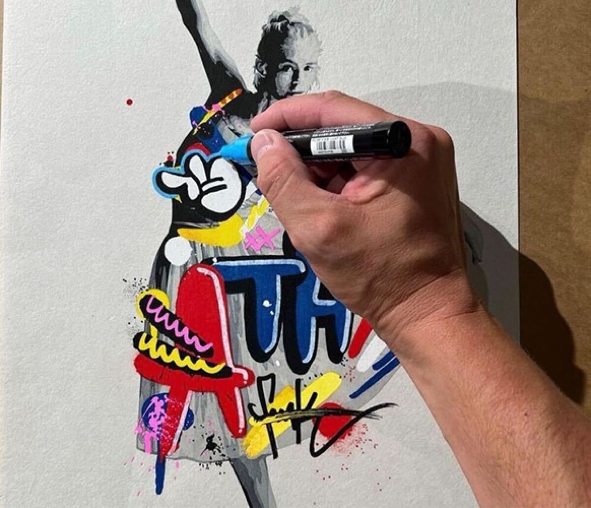 Martin Whatson マーティン・ワトソン シルクスクリーン アダチ版画 Martin Whatson マーティン・ワトソン シルクスクリーン アダチ