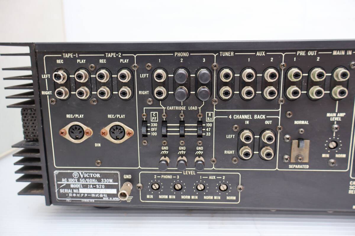 G8166 L Victor ビクター JA-S20 アンプ 通電確認済 中古 現(xiàn)狀品