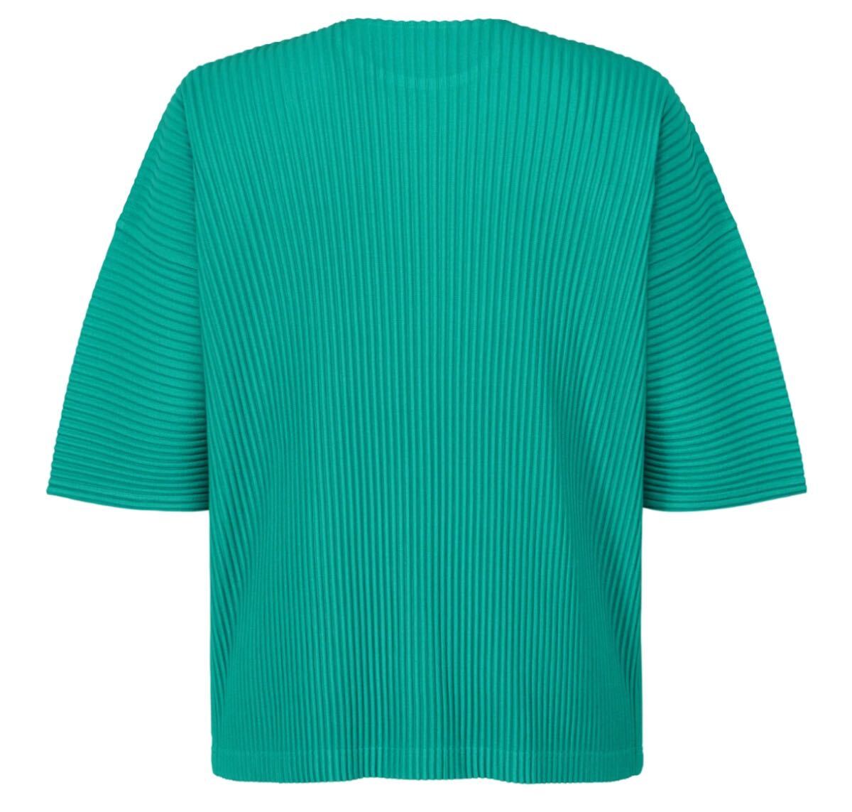 HOMME PLISSE オムプリッセ カジュアルシャツ 緑 2026325E0018 オムプリッセイッセイミヤケ HOMME PLISSE ISSEY MIYAKE