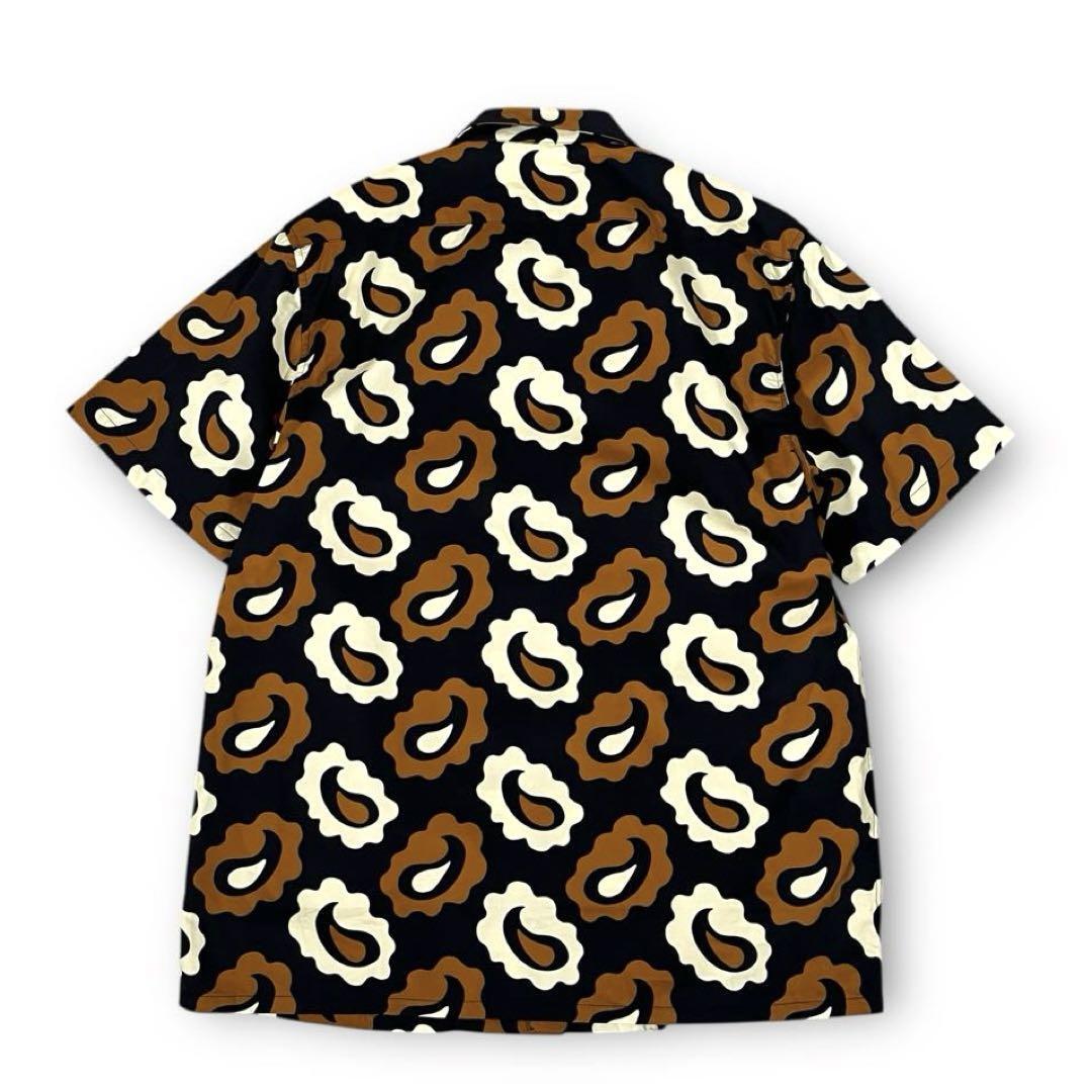 【新品未使用】Dress Hippy/ドレスヒッピー　オープンカラー シャツ　ペイズリー総柄　半袖　開襟　L　近年モデル　DH-PAISLEY S/S SHIRT