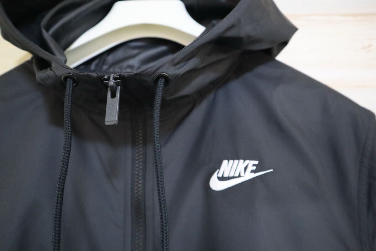 新品 定価8030円　Lサイズ　ナイキ　NIKE NSW エッセンシャル RPL ウィメンズ　ウーブン フーディ ジャケット 黒