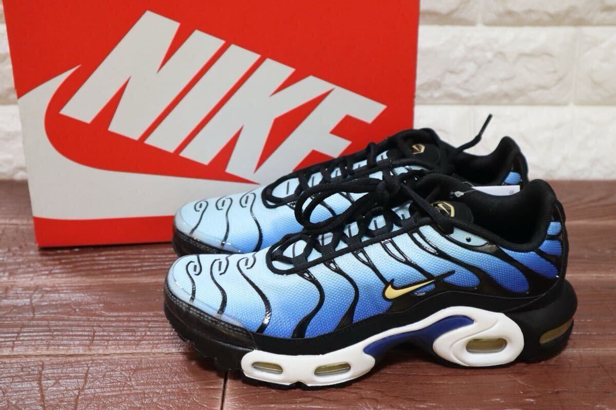  новый товар обычная цена 17930 иен 24.NIKE Nike air max плюс GS AIRMAX PLUS GS Sky голубой 