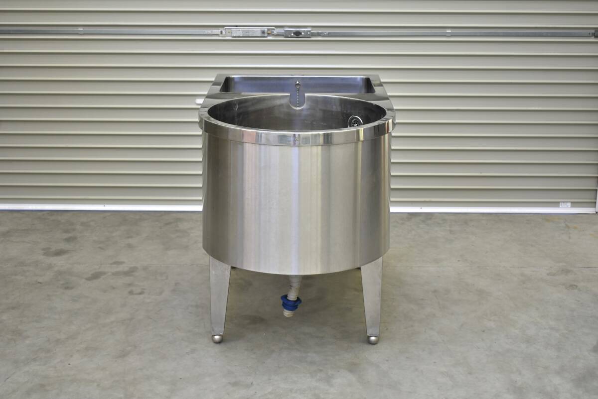 zyt2210ji Maruzen из нержавеющей стали угол круг раковина BKS-163 ширина 105cm глубина 63cm текущее состояние товар для бизнеса / соба гречневая лапша котел система товар /b Lee m серии 70525-03