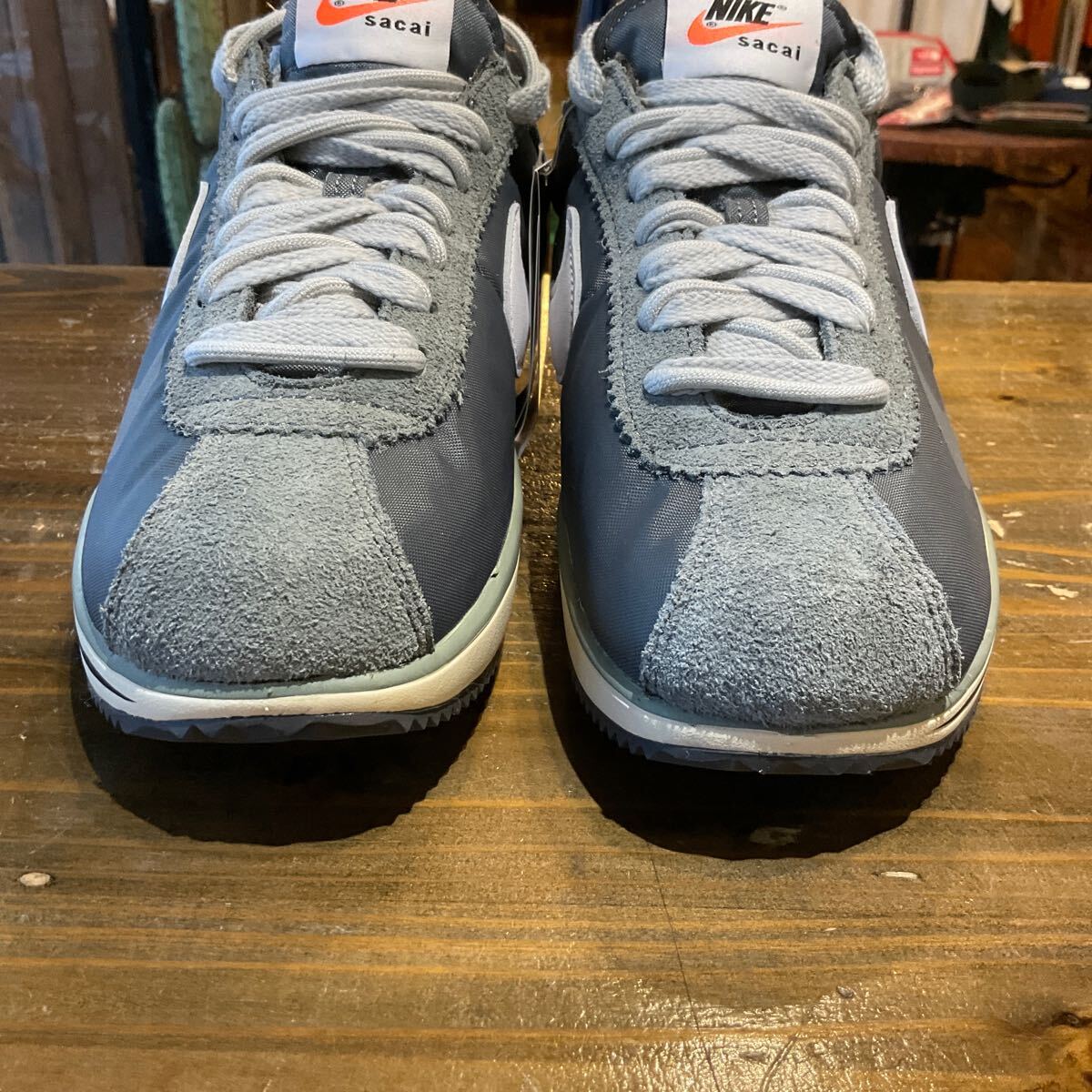 NIKE ZOOM CORTEZ SP sacai ナイキ サカイ ズームコルテッツ グレー DQ0581-001 Size 27.5cm 未使用品 黒タグ