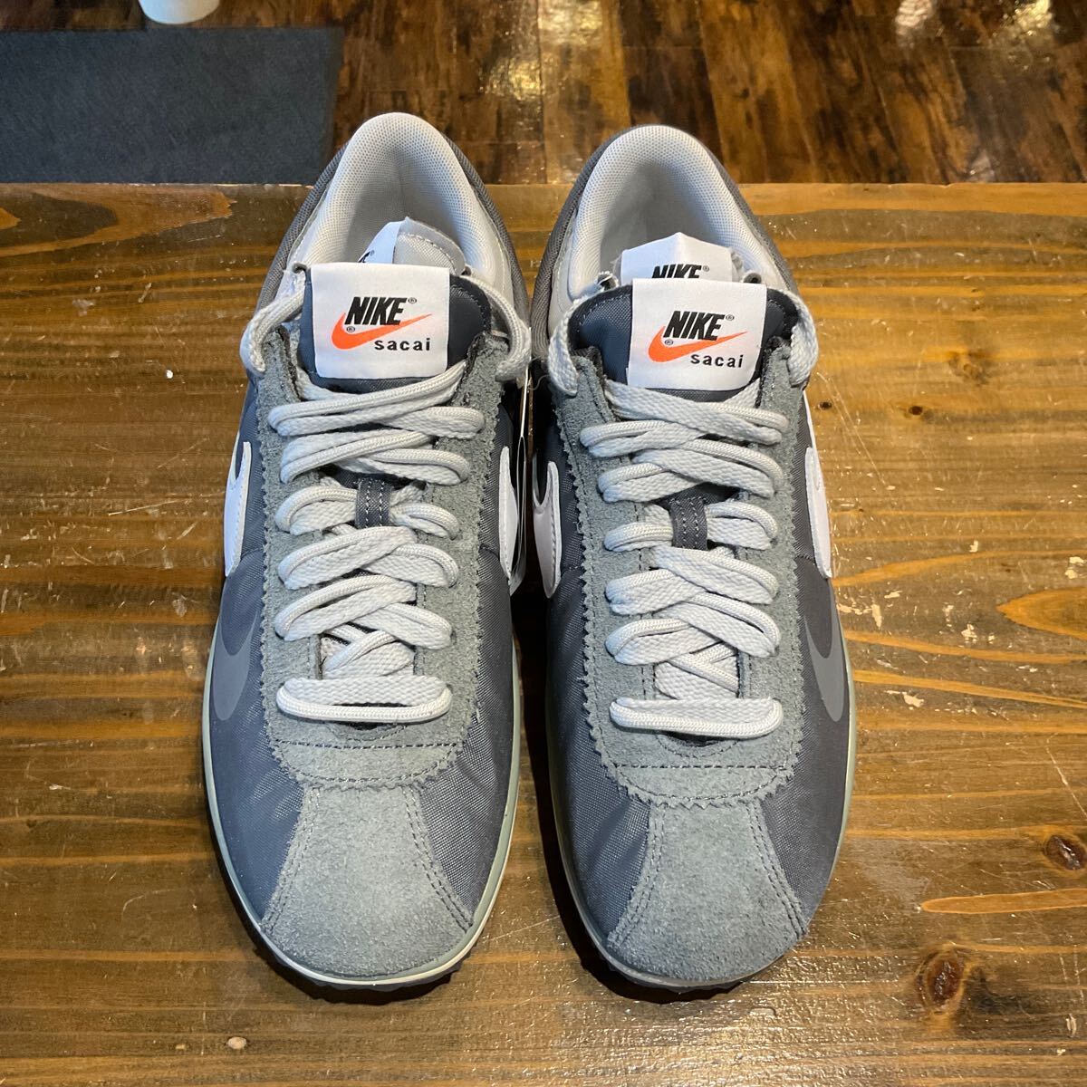 NIKE ZOOM CORTEZ SP sacai ナイキ サカイ ズームコルテッツ グレー DQ0581-001 Size 27.5cm 未使用品 黒タグ