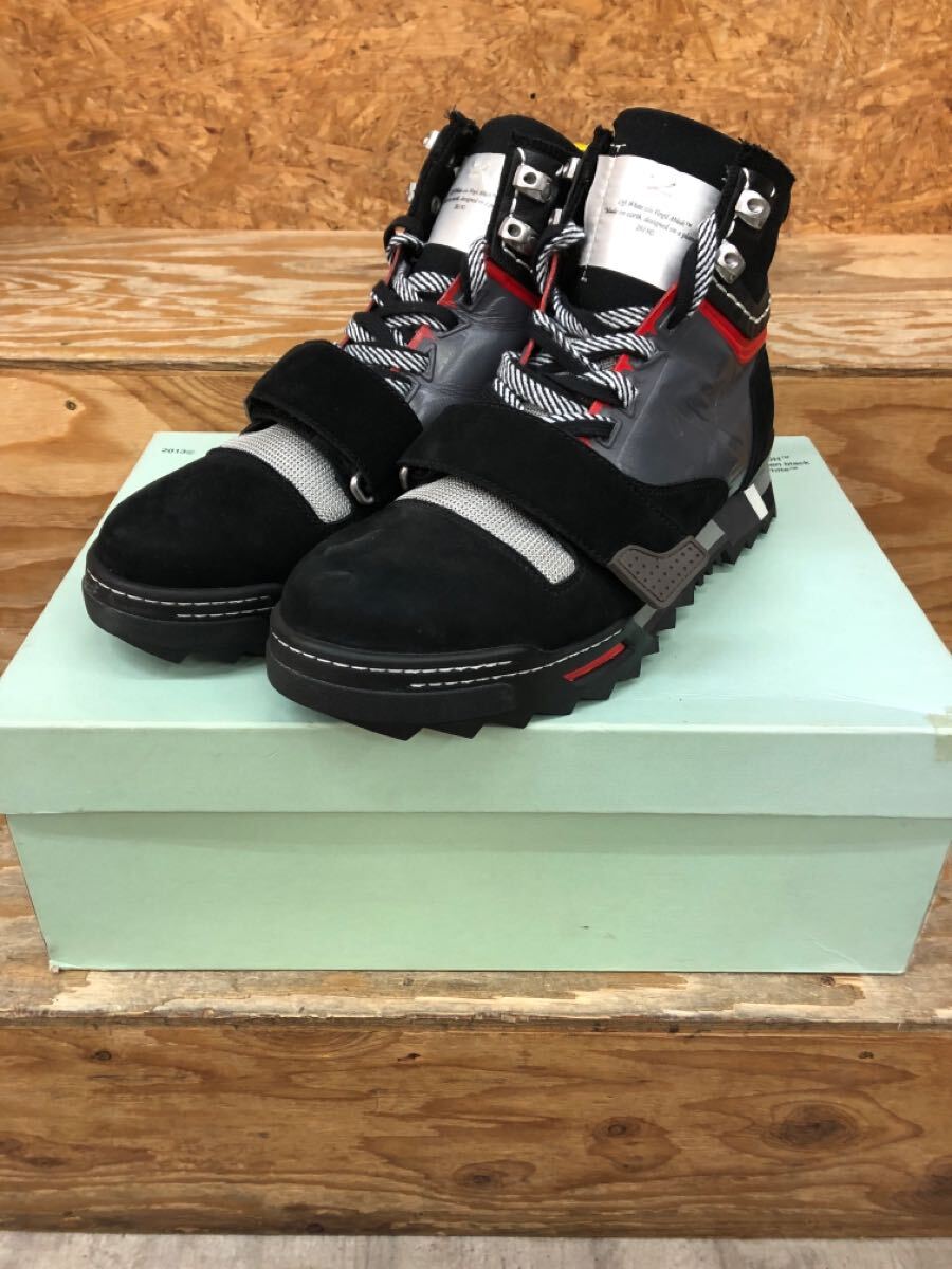 ★1円スタート OFF WHITE オフホワイト OMIF9-1037 HIKING SNEAKER BOOT size44