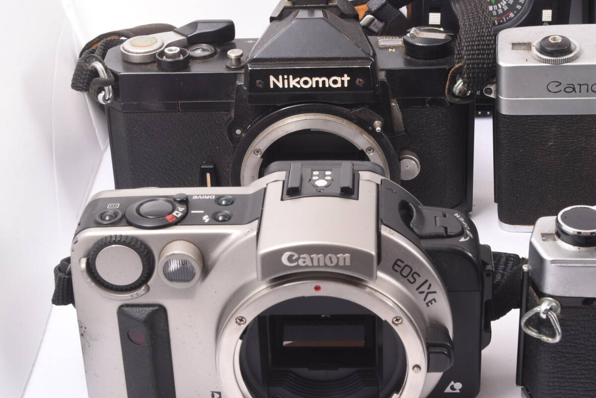 フィルムカメラ　まとめ canon olympus 等　ジャンク ae-1 a-1 eos ixe eos rt nikomat ftn 250620